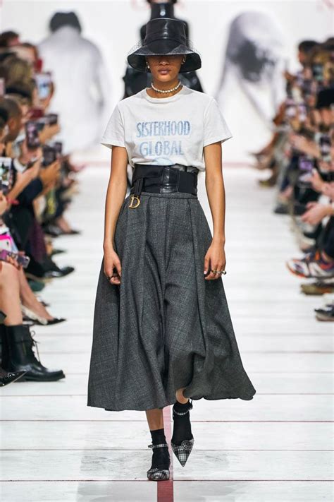 christian dior ready to wear 2019 mbfw|Christian Dior 2 piece outfit.